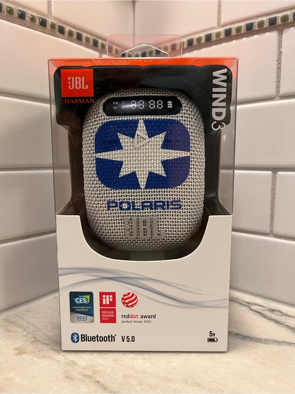 JBL Wind 3 Portable Bluetooth Speaker - special Polaris logo